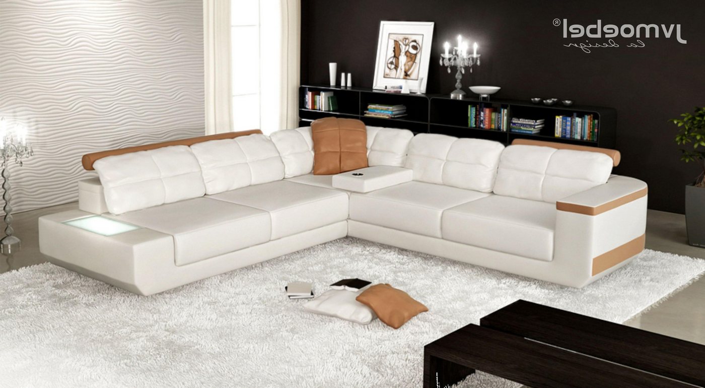 Xlmoebel Ecksofa Neue Eckcouch Leder in XXL Größe mit modernem Design, Herg günstig online kaufen