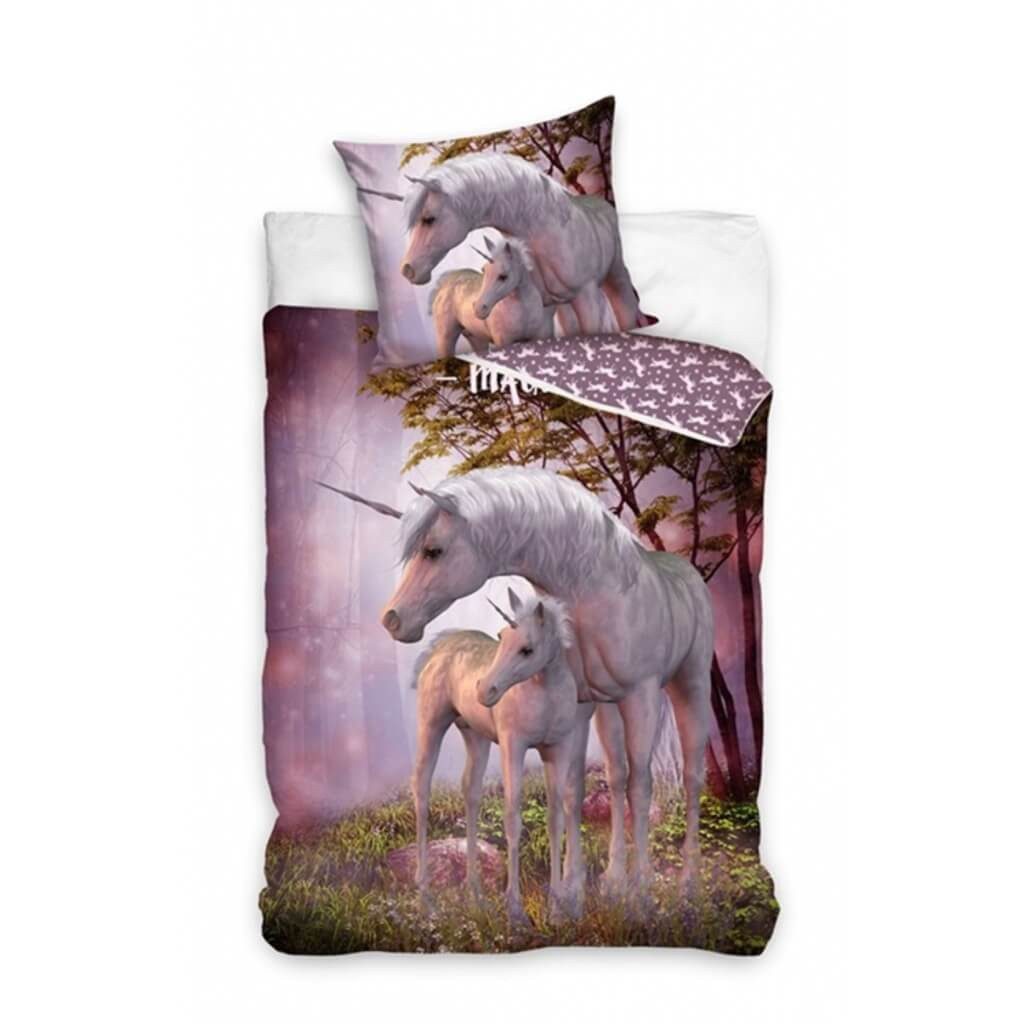 Carbotex Bettwäsche Einhorn im Zauberwald - günstig online kaufen