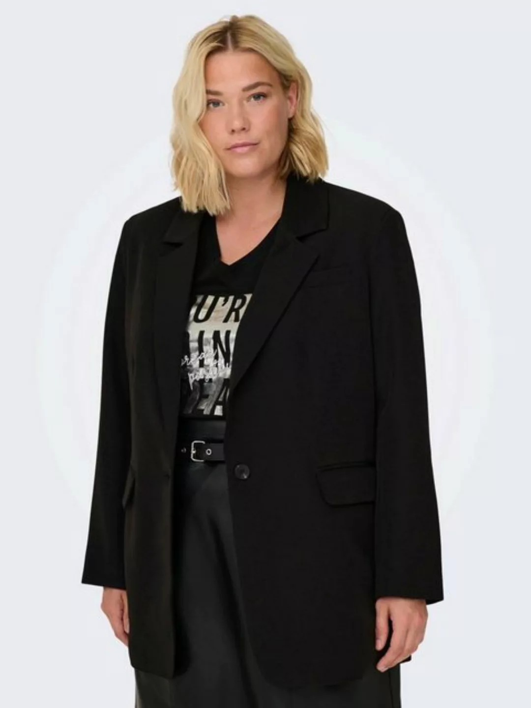 ONLY CARMAKOMA Jackenblazer Blazer mit Reverskragen Plus Size CARLANA-BERRY günstig online kaufen
