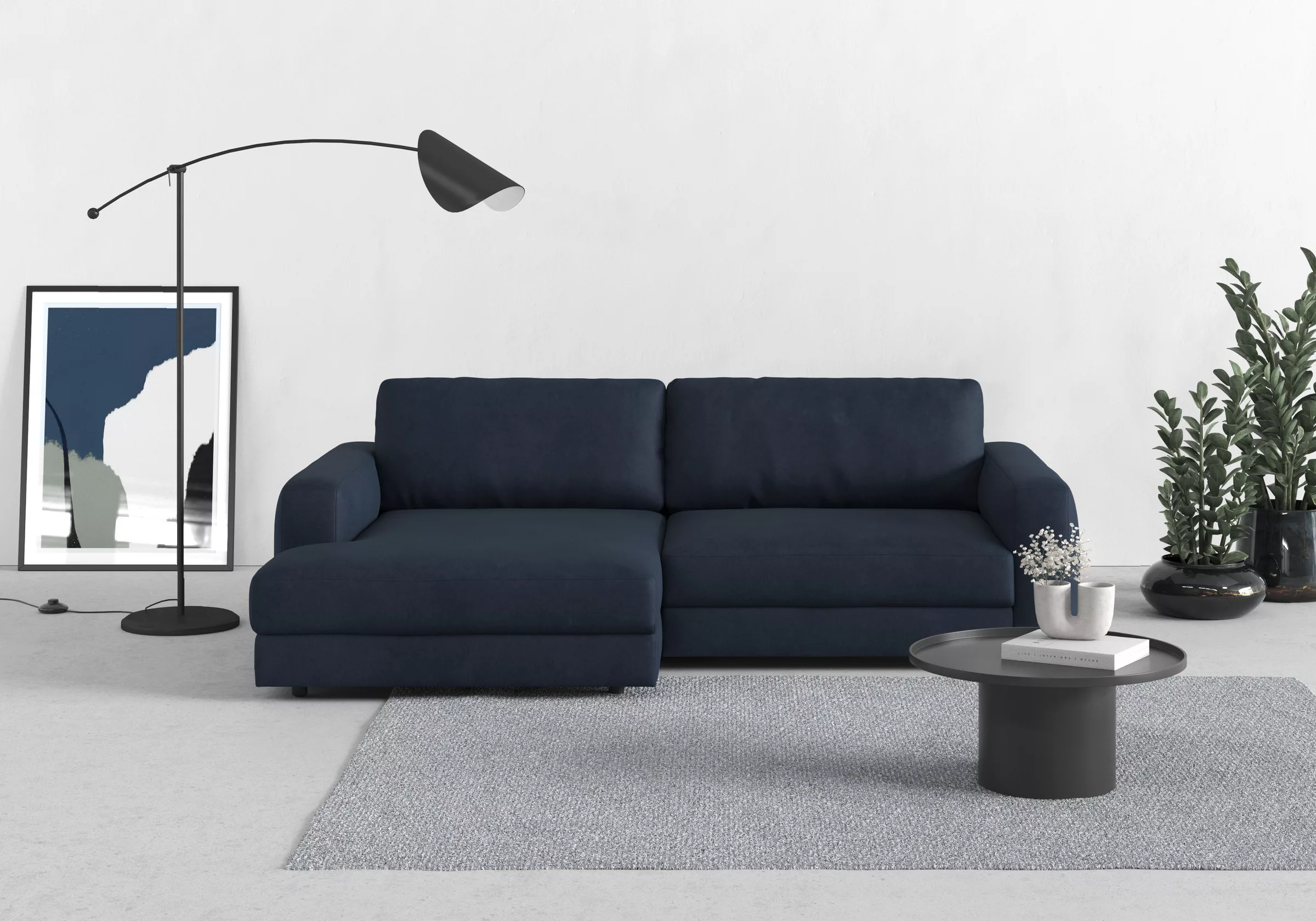 TRENDMANUFAKTUR Ecksofa »Bourbon, Designsofa mit tollem Sitzkomfort, L-Form günstig online kaufen