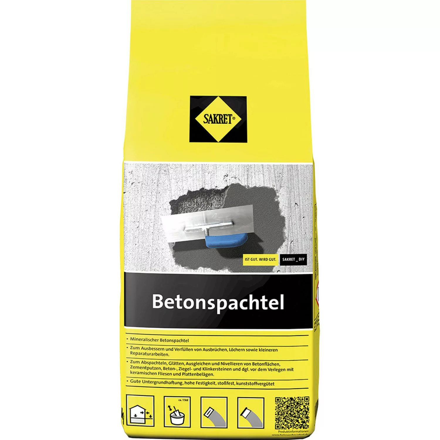 Sakret Spachtelmasse Sakret Betonspachtel 5 kg günstig online kaufen