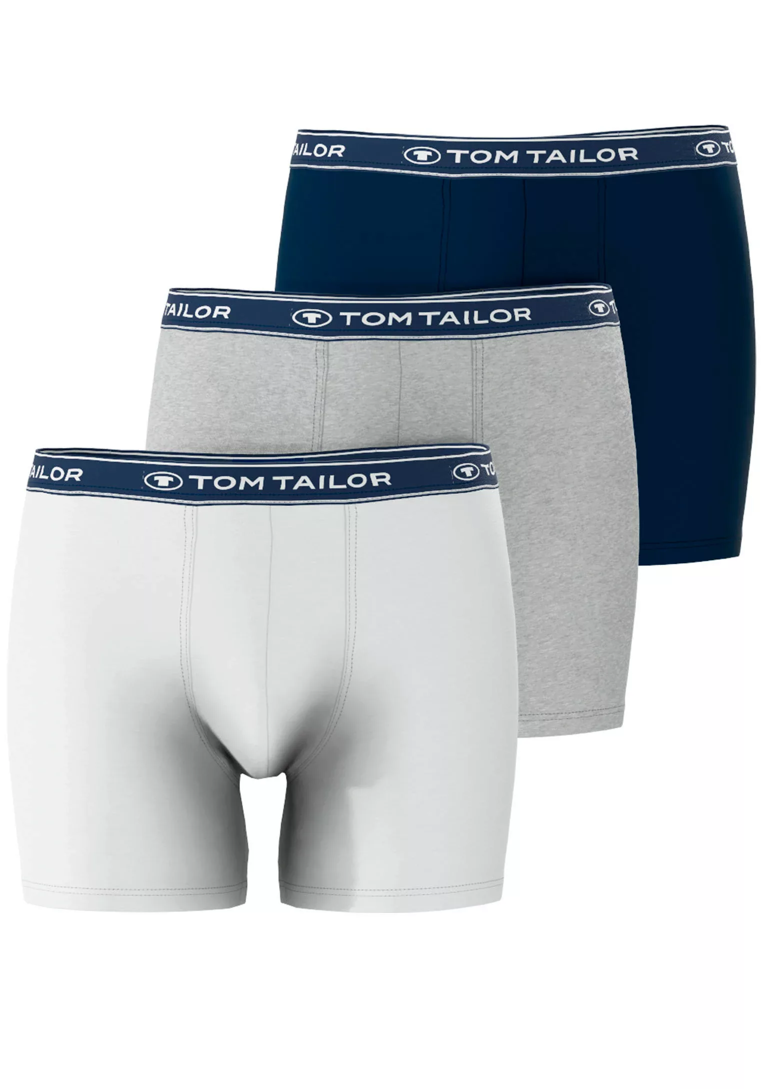 TOM TAILOR Boxershorts "Buffer", (3er Pack), bequem, basic, eng, atmungsakt günstig online kaufen