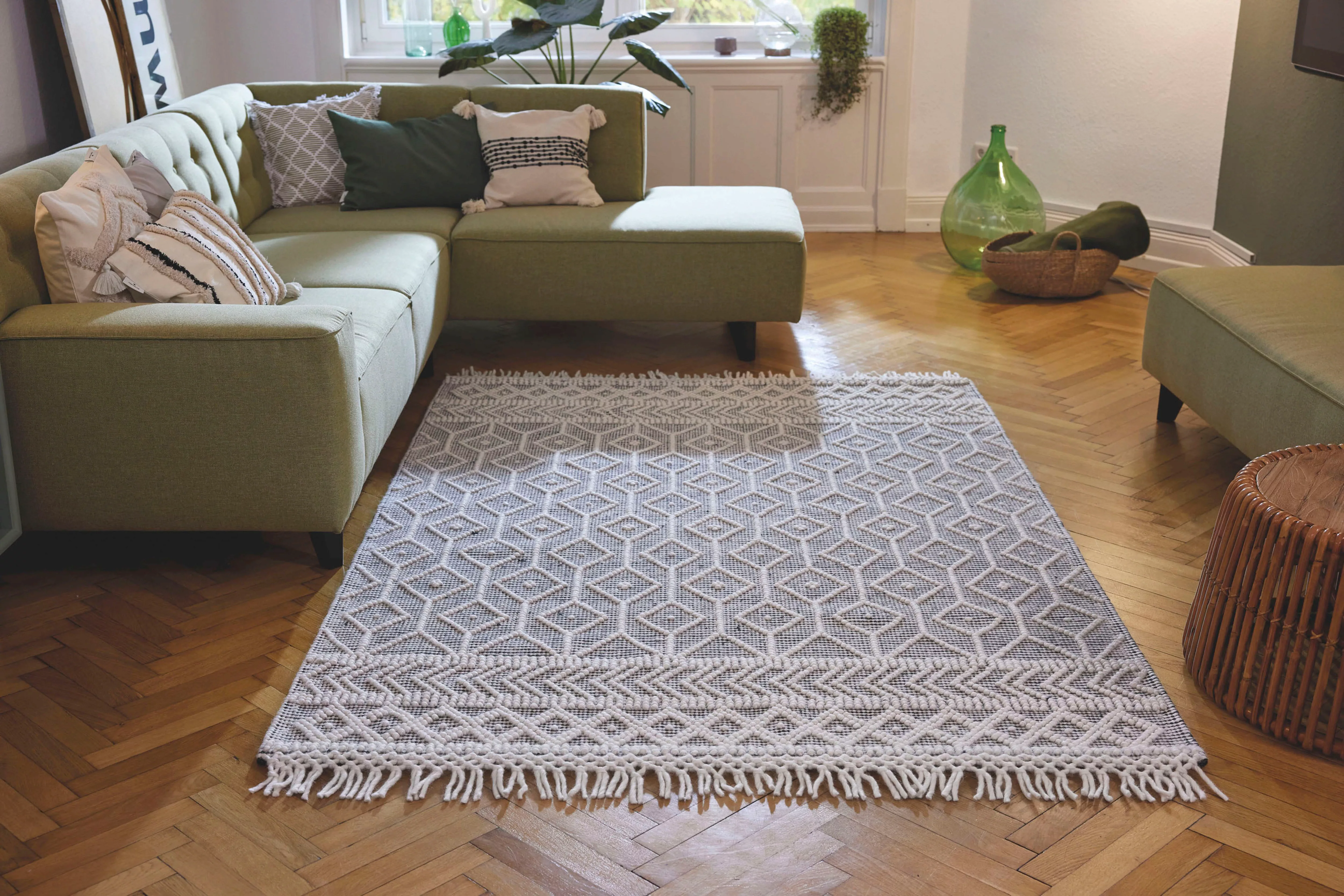 TOM TAILOR HOME Teppich »Colored Macrame«, rechteckig, Handweb Teppich, rei günstig online kaufen