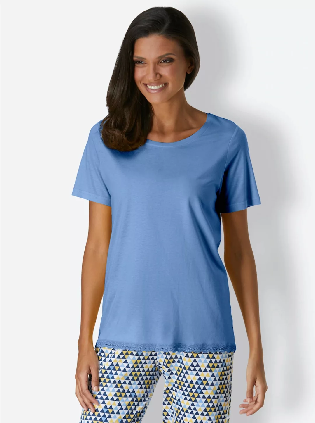 wäschepur Pyjamaoberteil "Schlafanzug-Shirt", (1 tlg.) günstig online kaufen