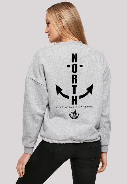 F4NT4STIC Sweatshirt "North Anchor Knut & Jan Hamburg", Print günstig online kaufen