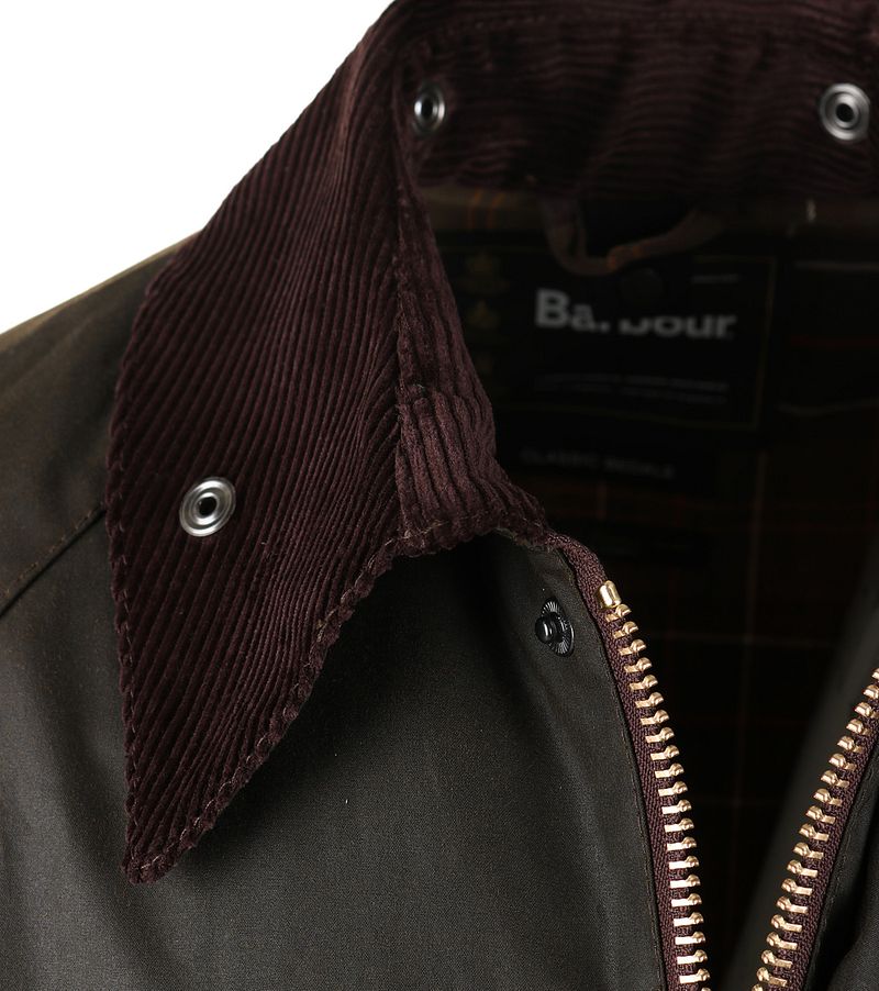 Barbour Classic Bedale Classic Wachsjacke Olivgrün - Größe 52 günstig online kaufen