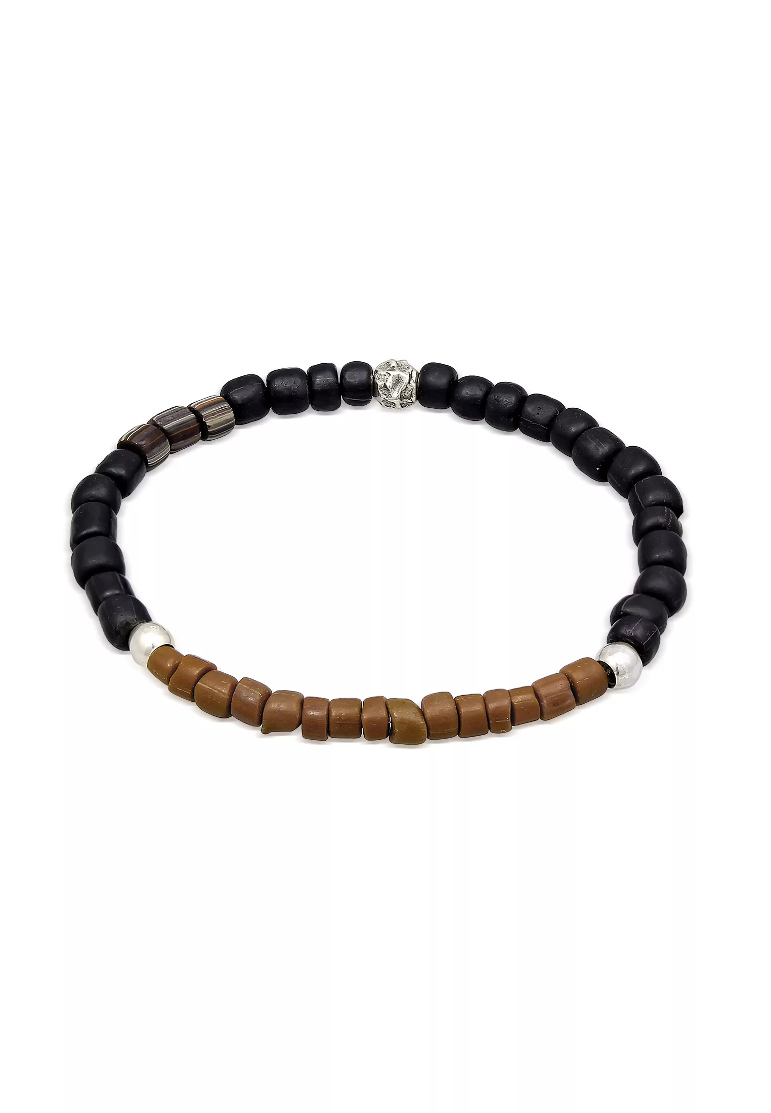 Kuzzoi Armband "Glas Beads 925 Silber" günstig online kaufen