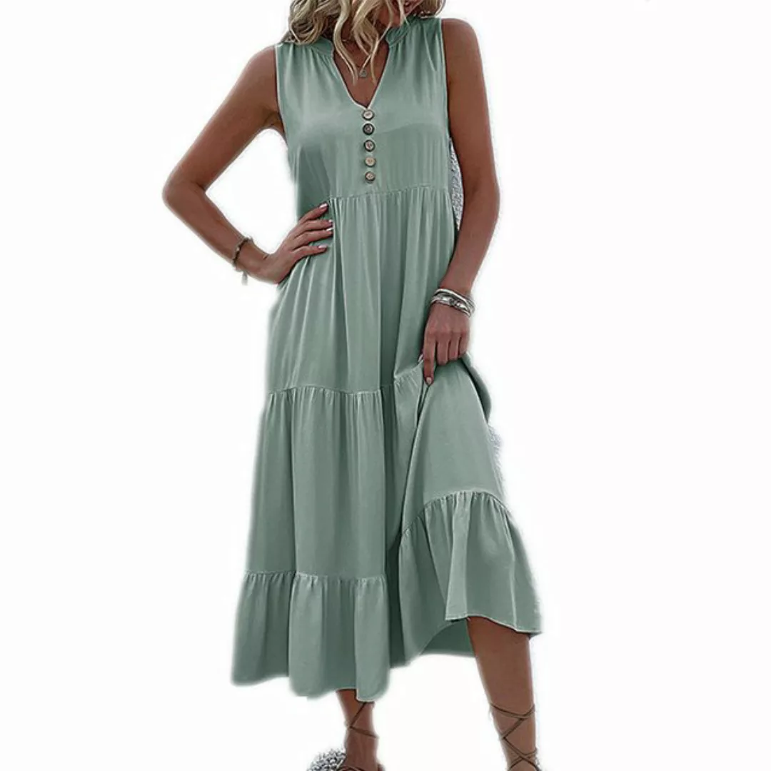 KIKI Strandkleid Ärmelloses, lockeres Kleid mit Tanktop günstig online kaufen