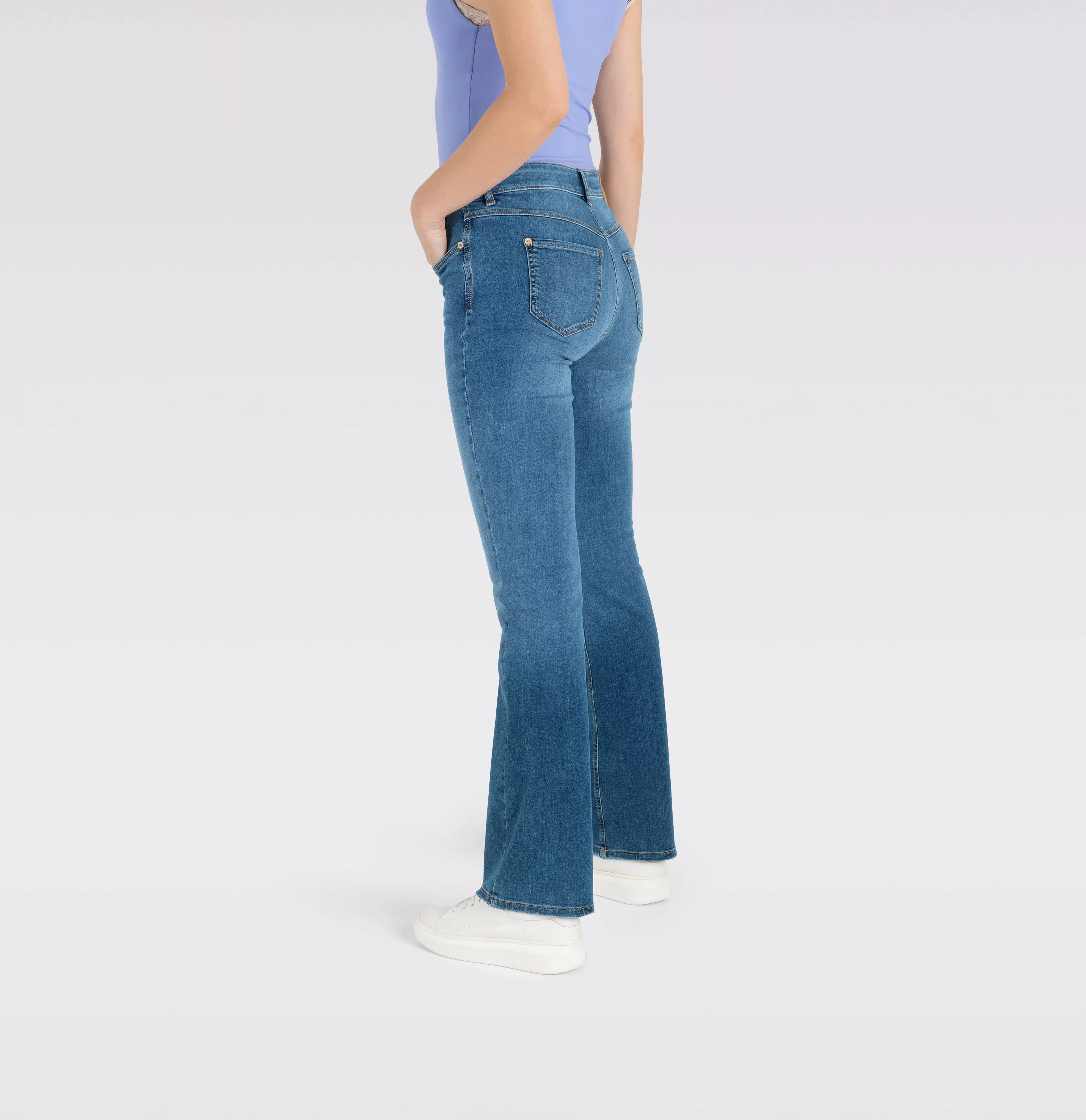 MAC Bootcut-Jeans BOOT Modisch ausgestellter Saum günstig online kaufen