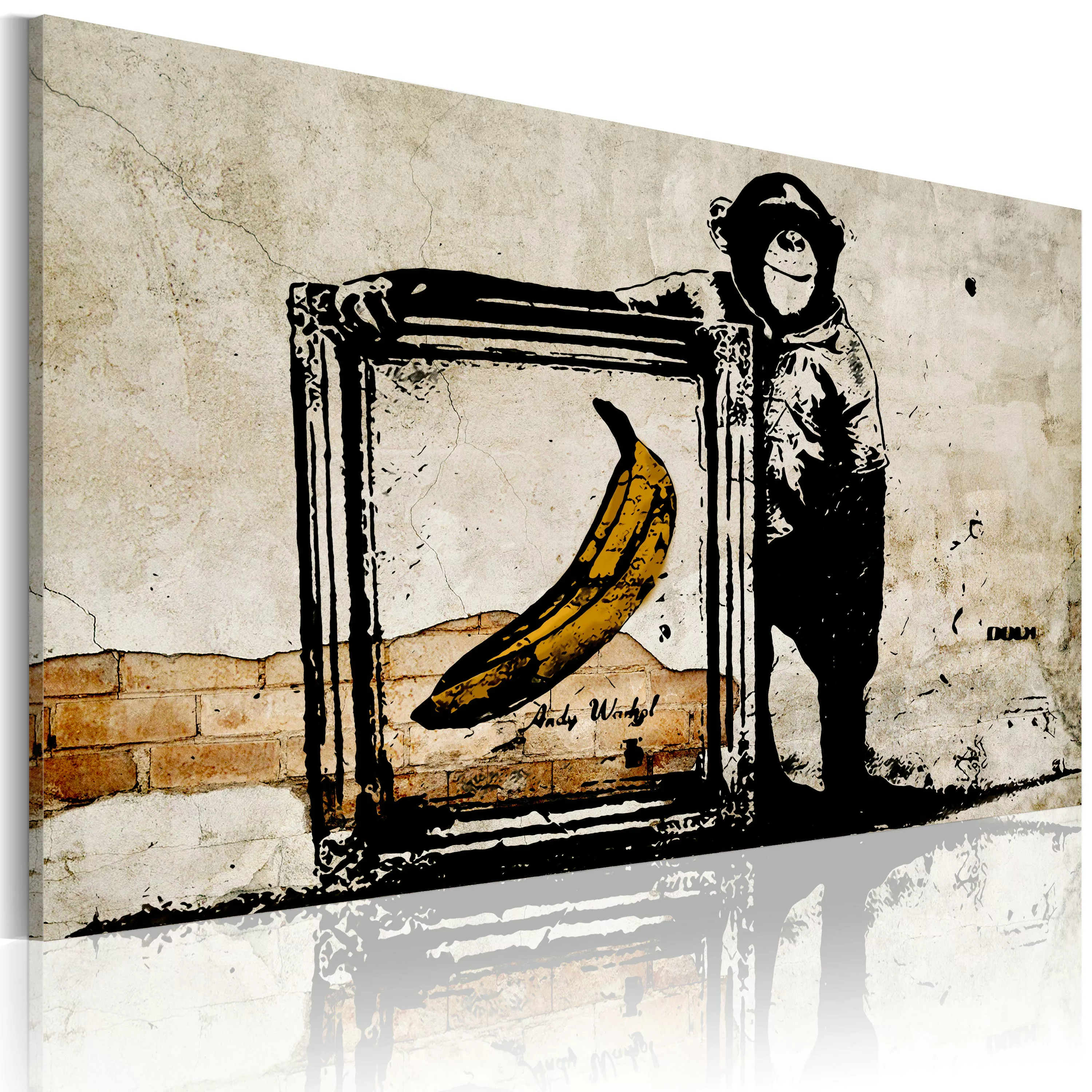 Wandbild - Von Banksy Inspiriert - Sepia günstig online kaufen
