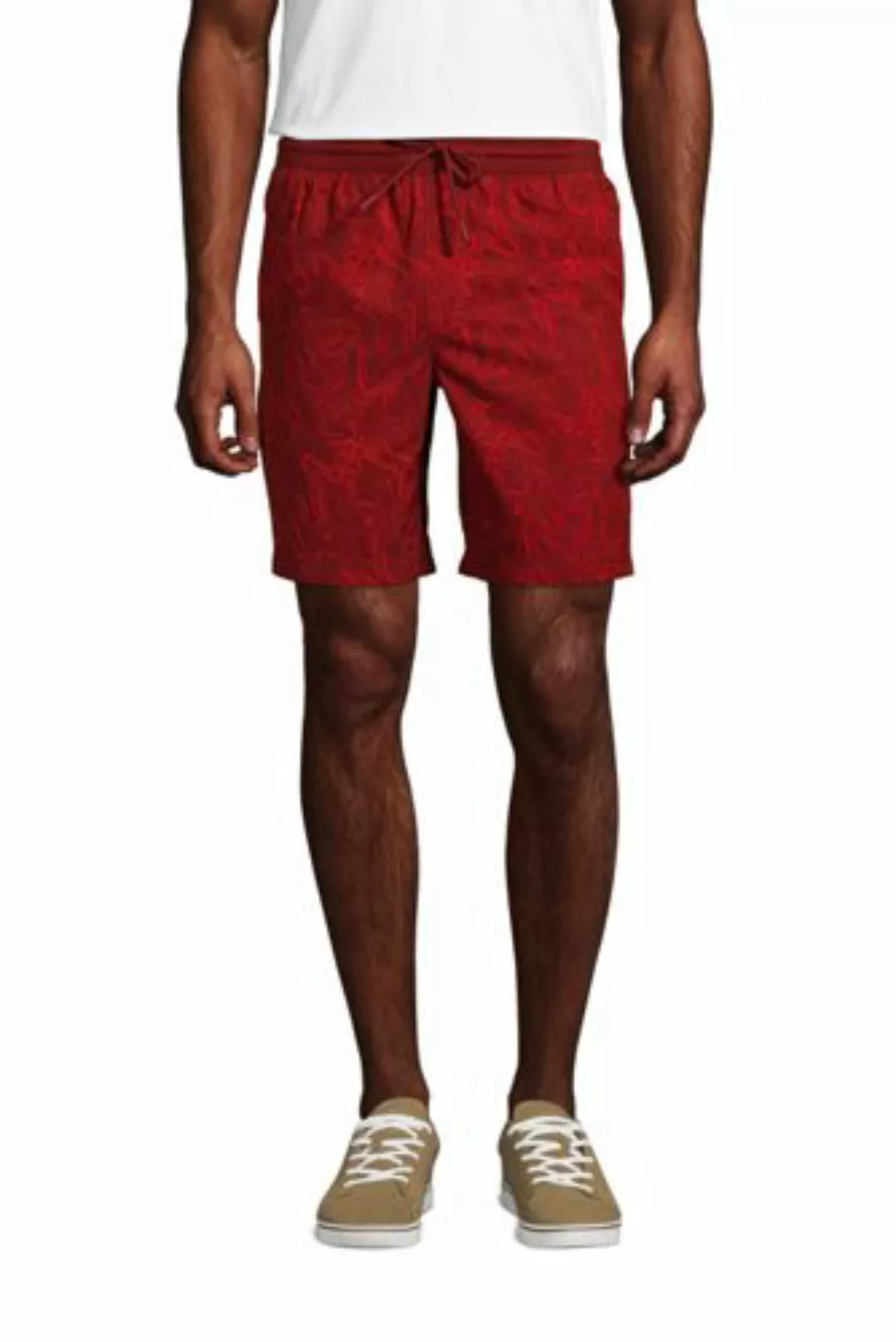 Performance Chino-Shorts, Herren, Größe: M Normal, Rot, Polyester-Mischung, günstig online kaufen