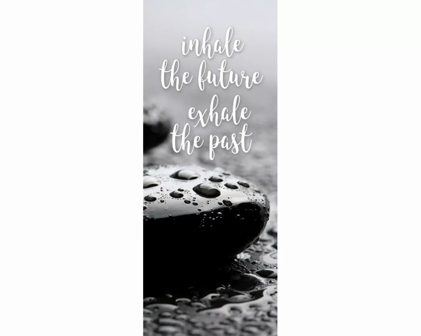 Dekopanel "Inhale  future" 1,00x2,50 m / selbstklebende Folie günstig online kaufen