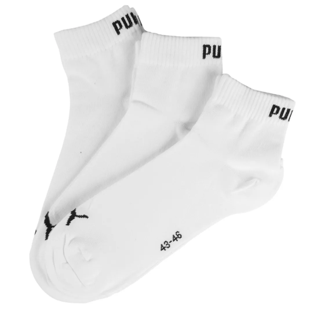 PUMA Kurzsocken, (3 Paar), mit Rippbündchen günstig online kaufen