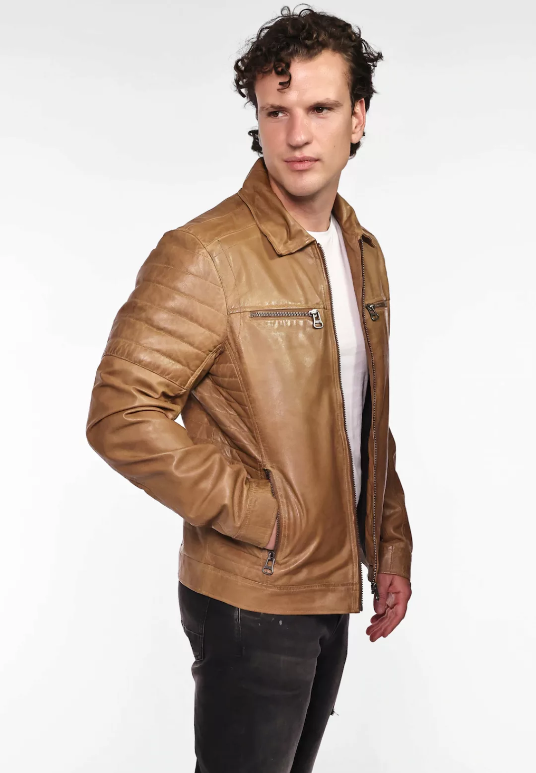 Maze Lederjacke "William" günstig online kaufen