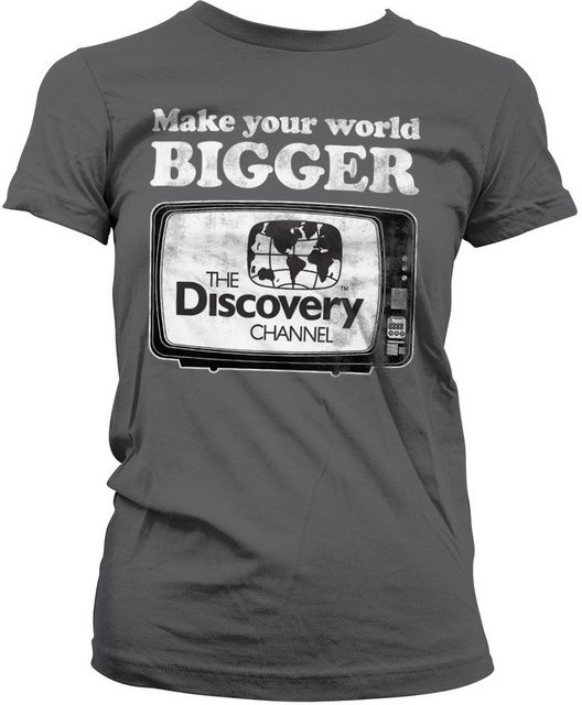 Discovery T-Shirt Make Your World Bigger Girly Tee günstig online kaufen