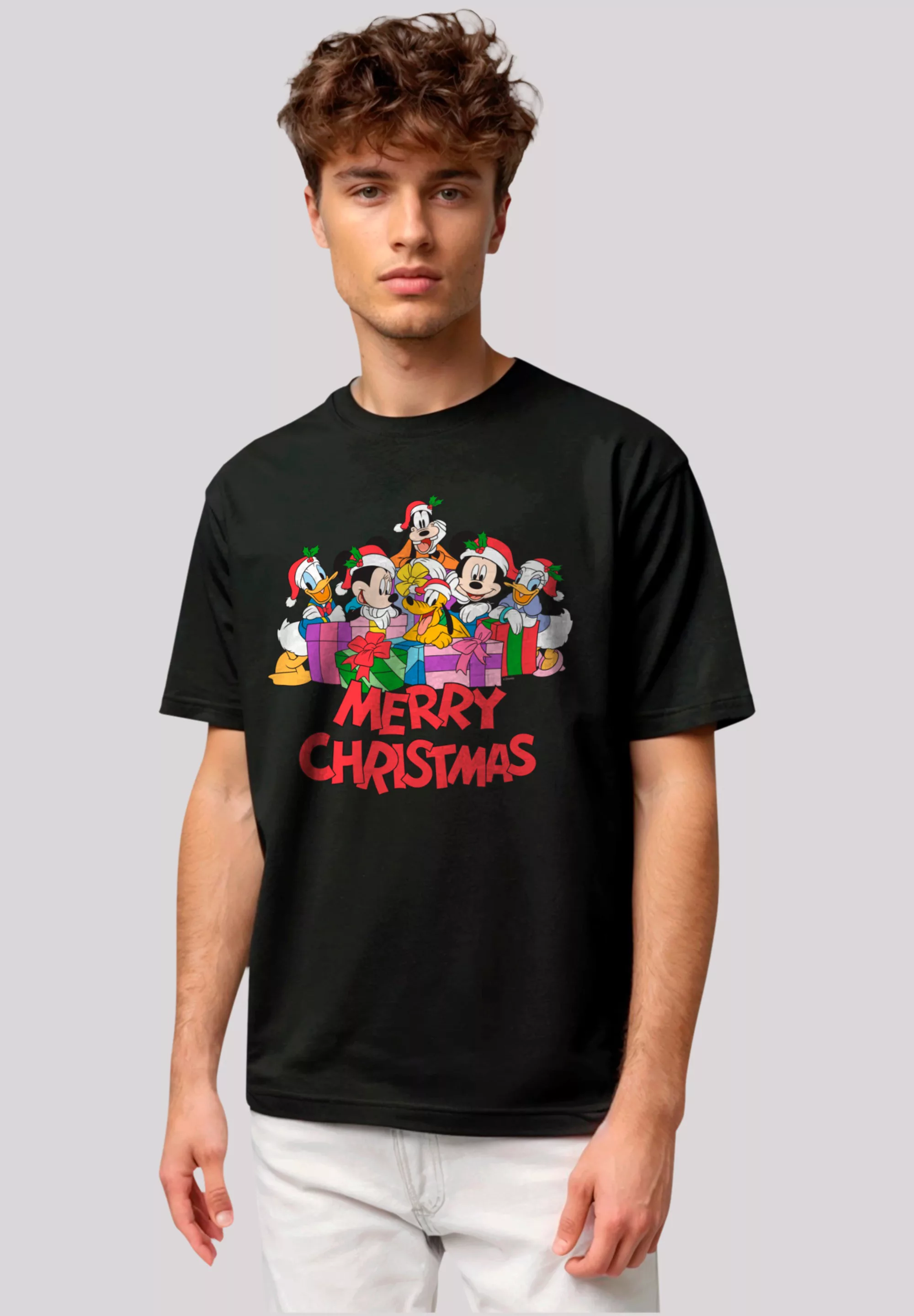 F4NT4STIC T-Shirt "Disney Micky Maus And Friends Christmas", Premium Qualit günstig online kaufen