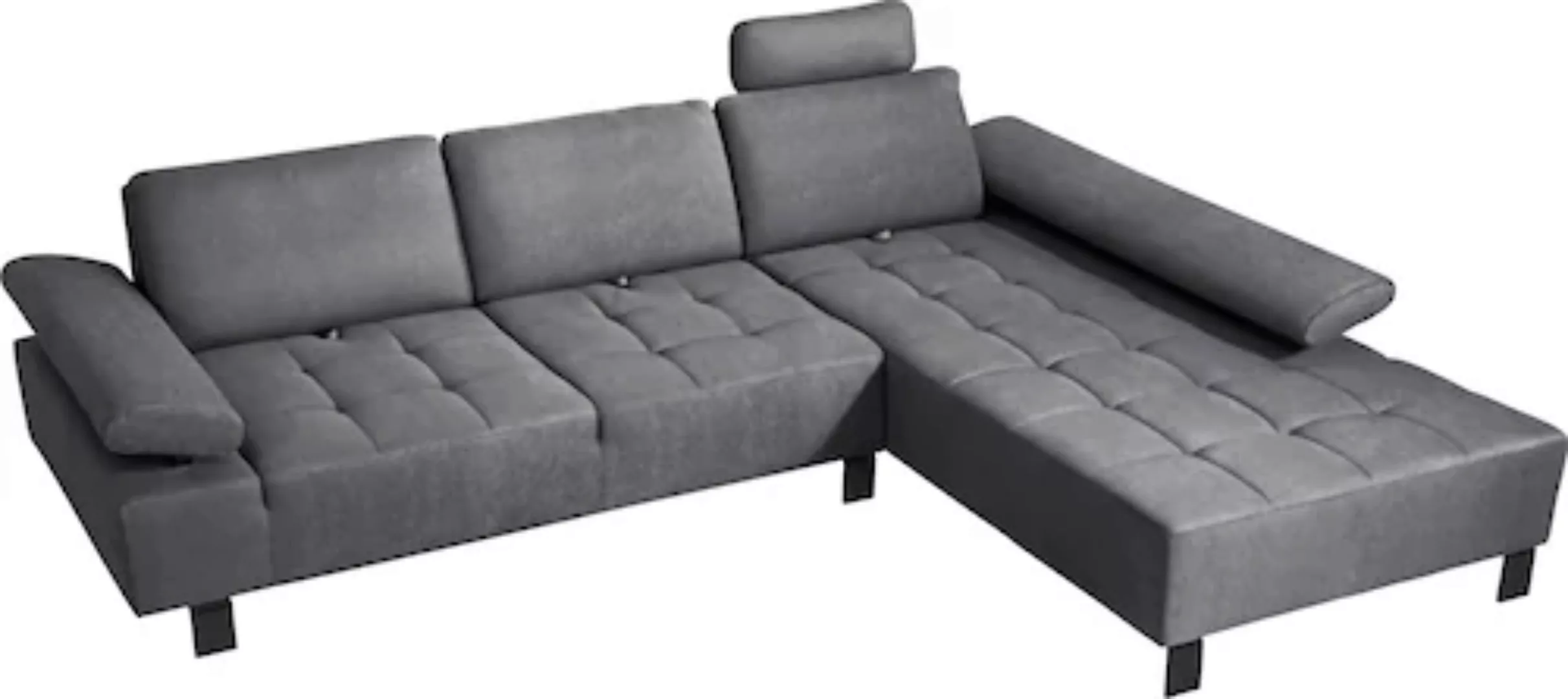 alina Ecksofa »Royce«, inklusive Sitztiefenverstellung, 296 cm breit günstig online kaufen