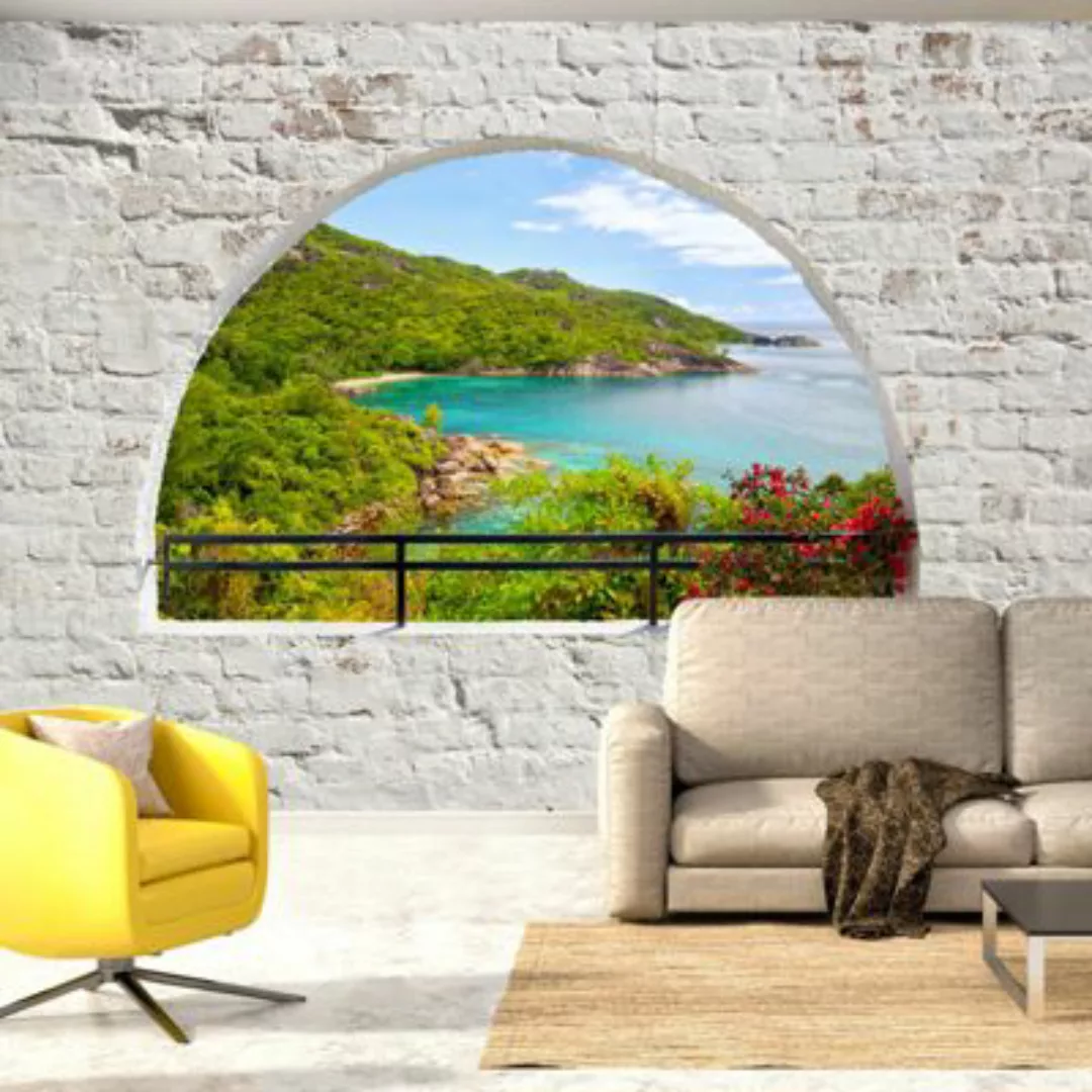 artgeist Fototapete Emerald Island mehrfarbig Gr. 400 x 280 günstig online kaufen