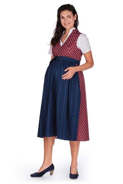 Berwin & Wolff Dirndl Umstandsdirndl 2tlg. - MADLINA - rostrot/geblümt/mari günstig online kaufen