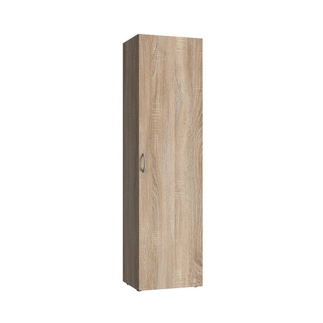 Lomadox Mehrzweckschrank MIAMI-43 Eiche, 6 Einlegeböden, ca. 30/185/40 cm günstig online kaufen