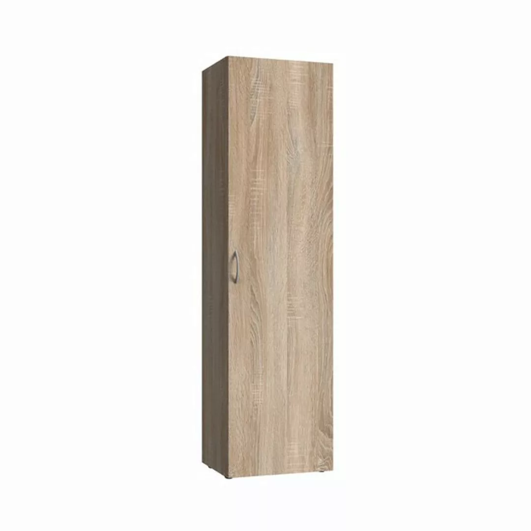 Lomadox Mehrzweckschrank MIAMI-43 Eiche, 6 Einlegeböden, ca. 30/185/40 cm günstig online kaufen