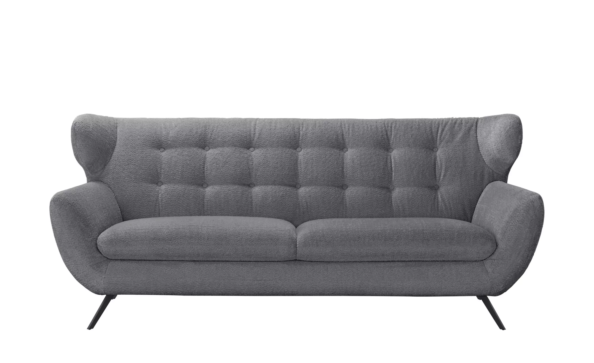 Jette Home Sofa 3-sitzig   Mellow ¦ grau ¦ Maße (cm): B: 225 H: 94 T: 95 Po günstig online kaufen