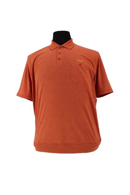 Mode Monte Carlo Poloshirt Polo-Shirt Knopf rot günstig online kaufen