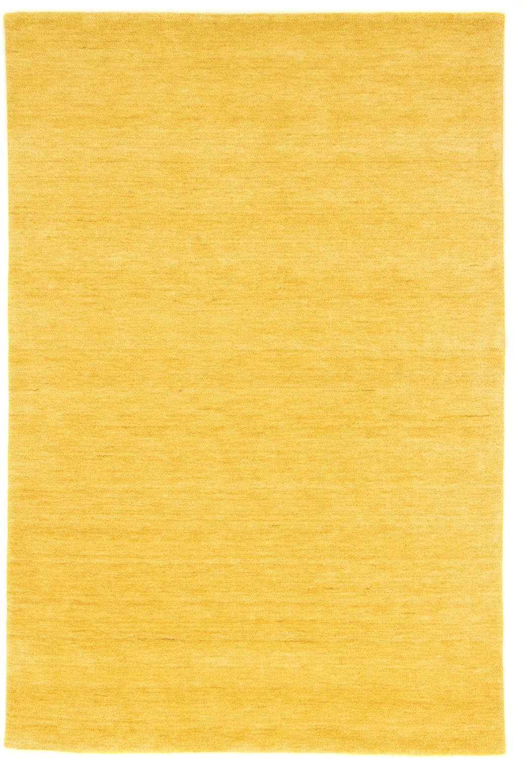 morgenland Wollteppich »Uni - Gabbeh Teppich - Softy«, rechteckig, 1,6 mm H günstig online kaufen