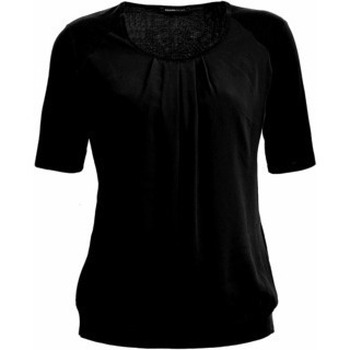 Frank Walder  T-Shirt Rundhals T-Shirt für Damen in schwarz günstig online kaufen