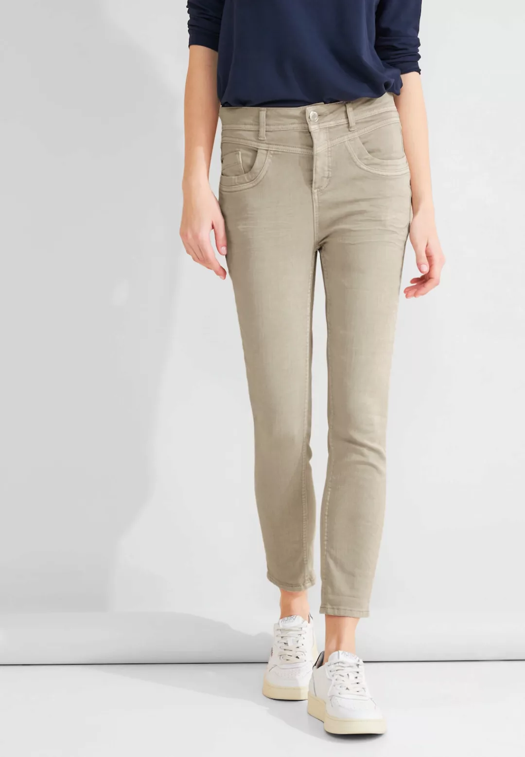 STREET ONE Slim-fit-Jeans, High Waist günstig online kaufen