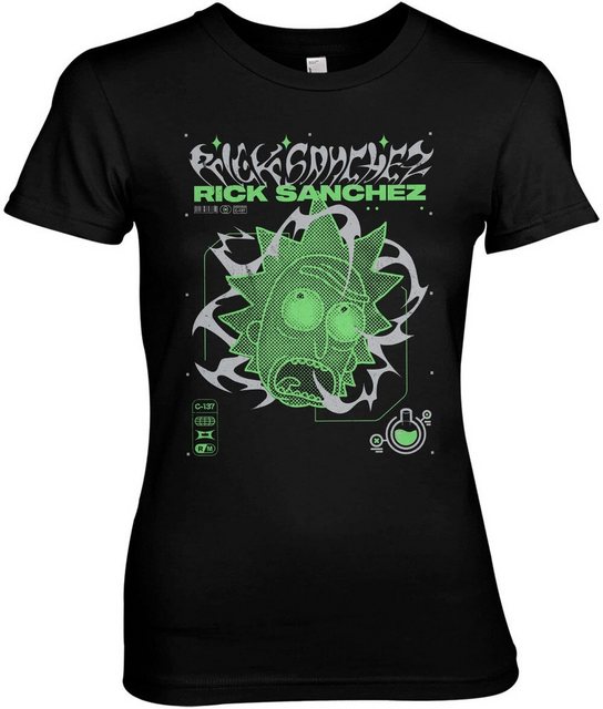 Rick and Morty T-Shirt Rick Sanchez Lab Girly Tee günstig online kaufen