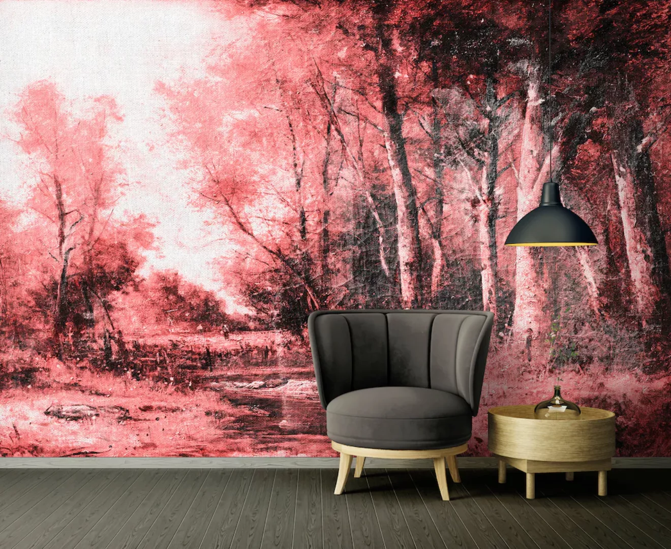 Architects Paper Fototapete »Atelier 47 Forest Painting 1«, Wald, Vlies, Wa günstig online kaufen