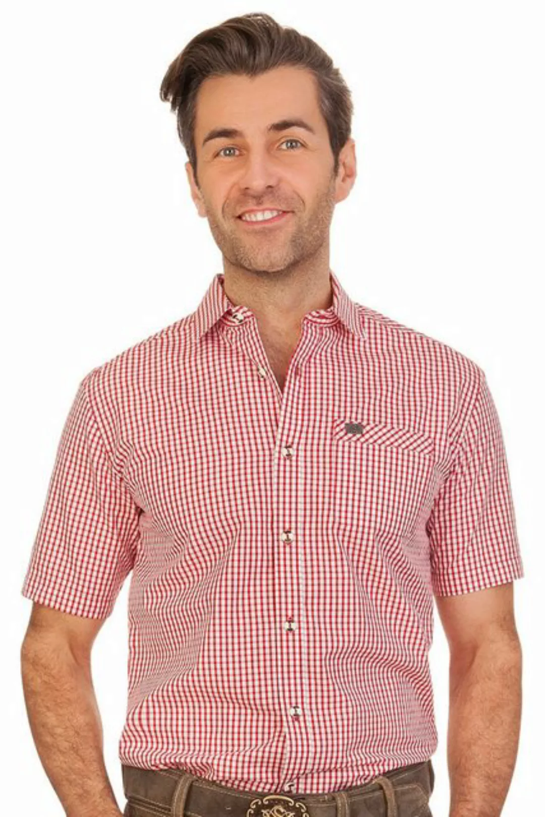 Spieth & Wensky Trachtenhemd Trachtenhemd - KANU - rot, blau günstig online kaufen