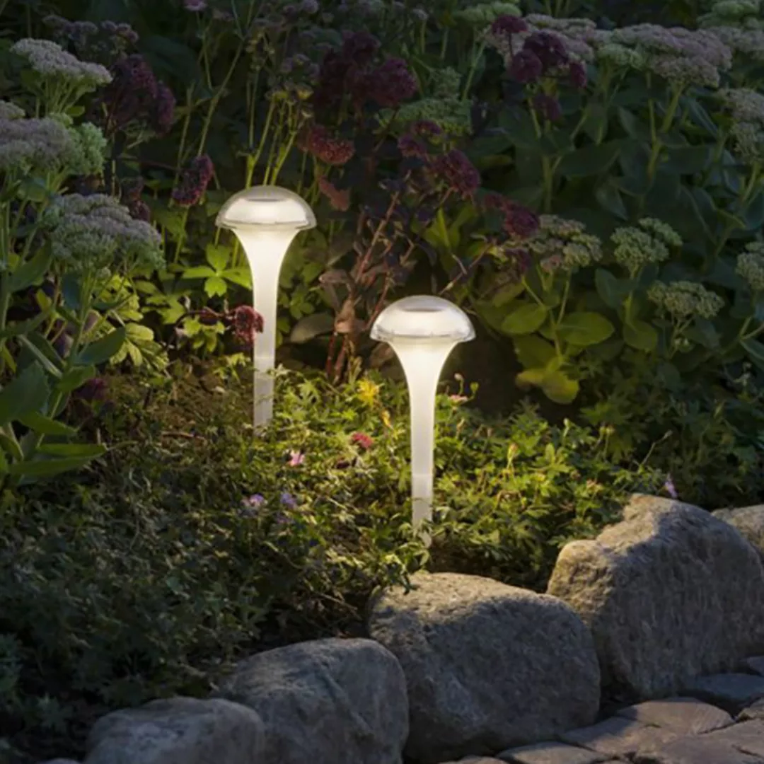 LED-Solarlampe Assisi, 2er Pack, Leuchte flach günstig online kaufen