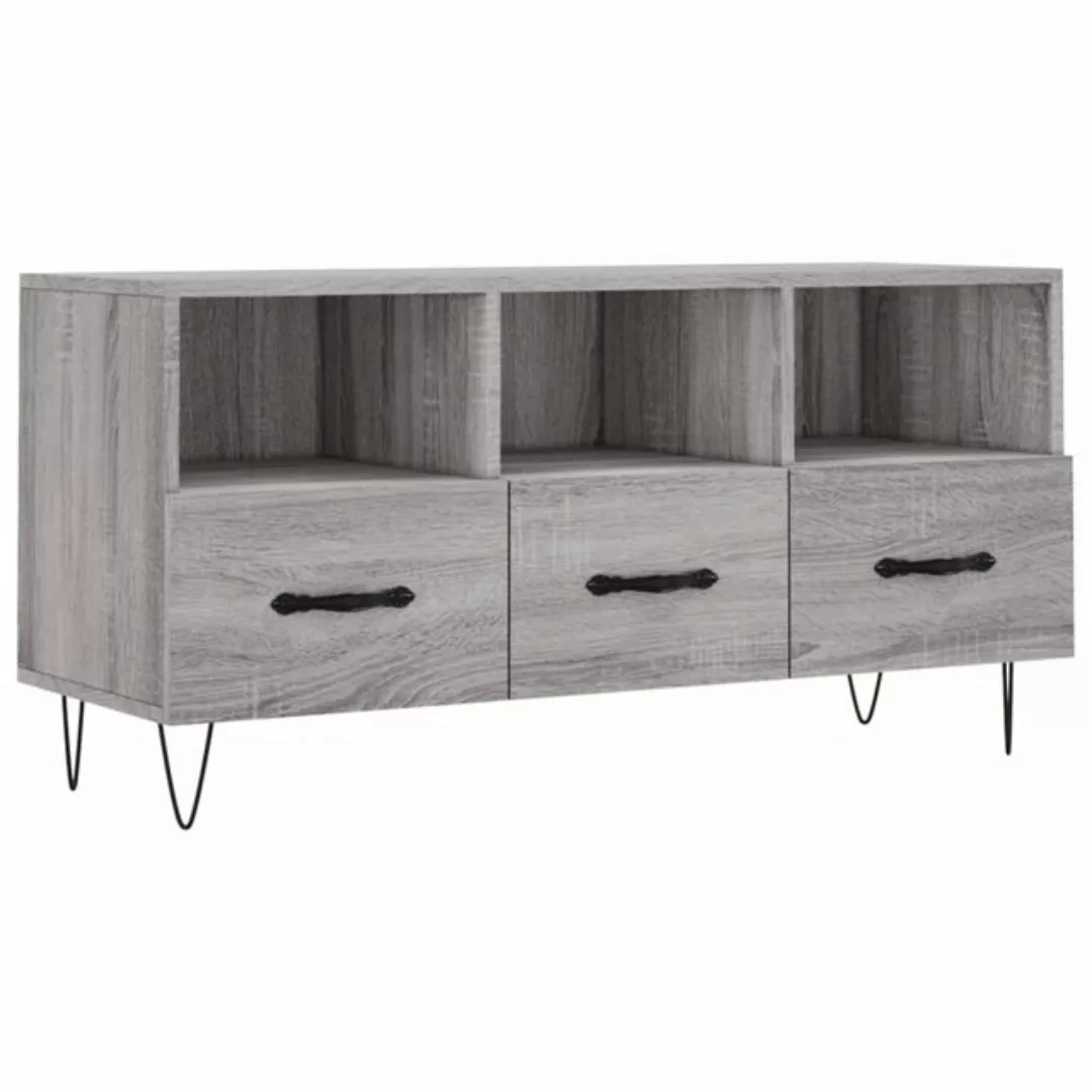 vidaXL TV-Schrank TV-Schrank Grau Sonoma 102x36x50 cm Holzwerkstoff günstig online kaufen