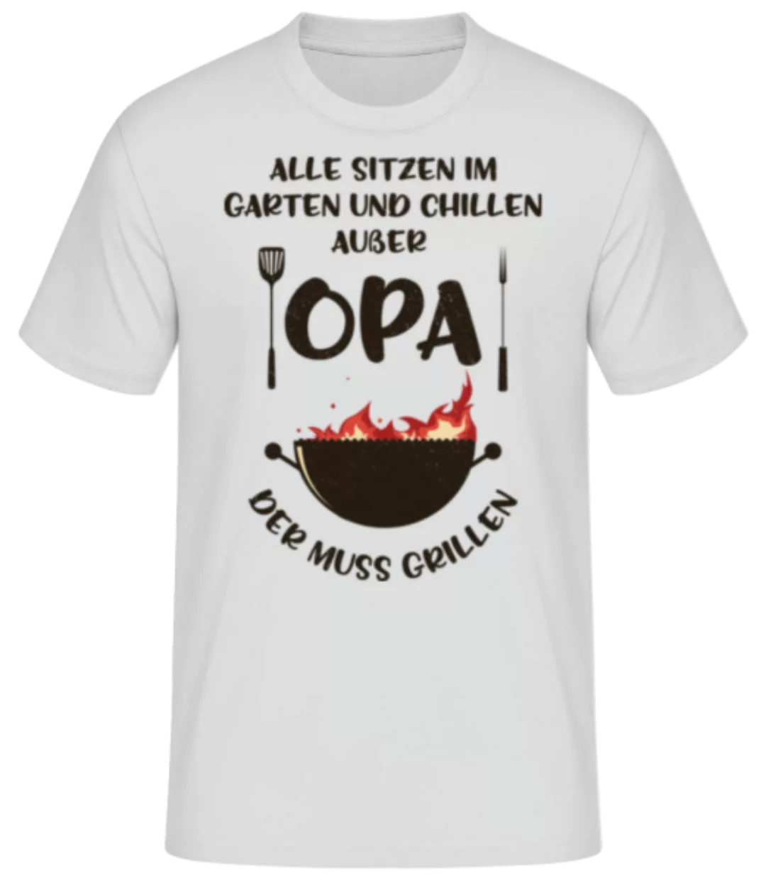 Alle Sitzen Im Garten Opa · Männer Basic T-Shirt günstig online kaufen