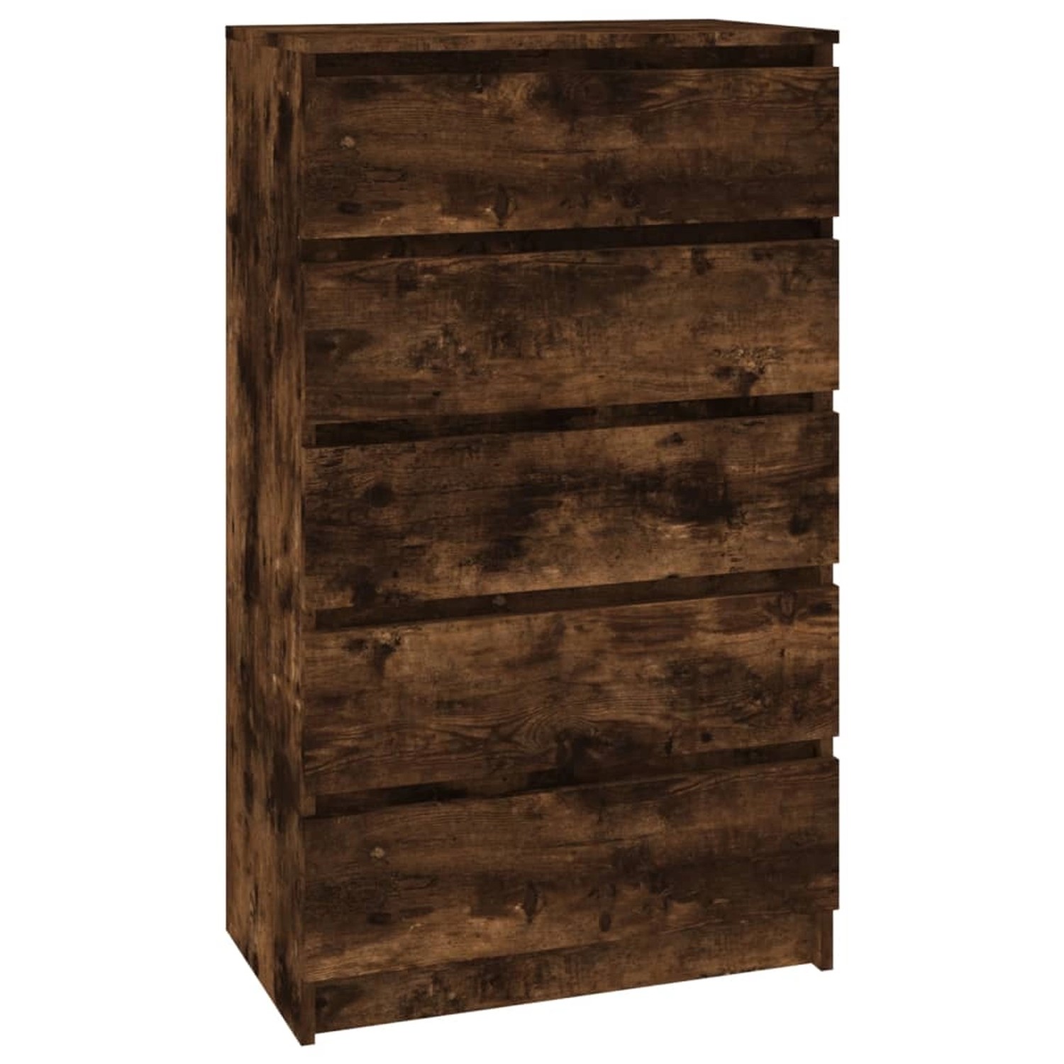 vidaXL Schubladenschrank Räuchereiche 60x36x103 cm Holzwerkstoff günstig online kaufen