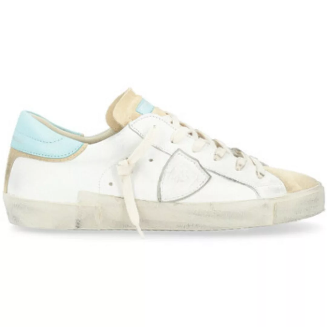 Philippe Model  Sneaker BTLD VG12 TEMPLE LOW-VEAU GLITTER BLANC ORO günstig online kaufen