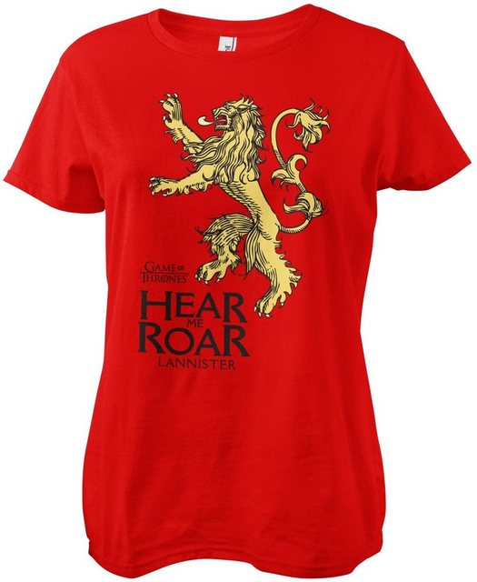 Game of Thrones T-Shirt LannisterHear Me Roar Girly Tee günstig online kaufen