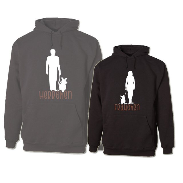 G-graphics Hoodie Herrchen & Frauchen (Partner- / Paar-Set, Einzelteile zum günstig online kaufen