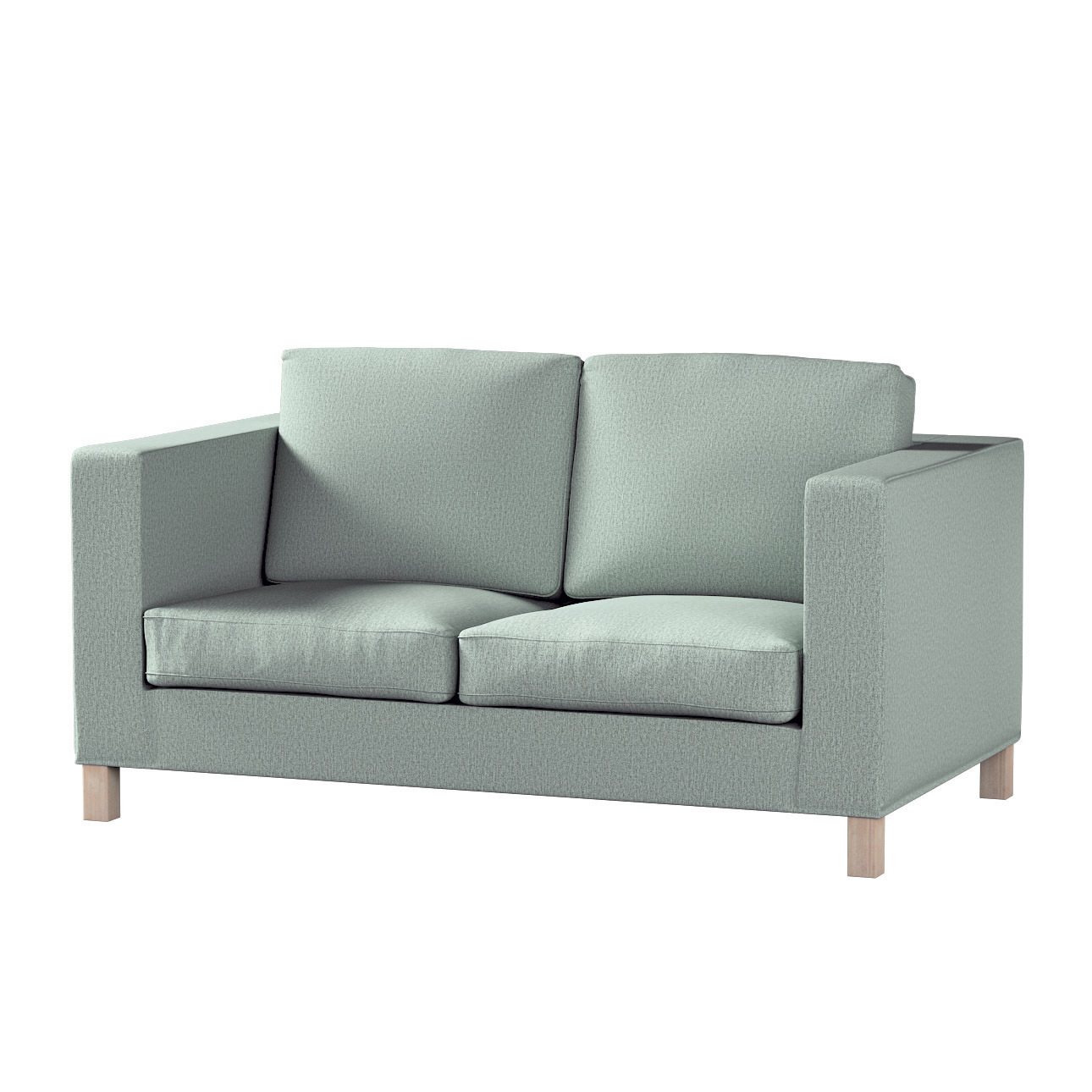 Bezug für Karlanda 2-Sitzer Sofa nicht ausklappbar, kurz, eukalyptusgrün, 6 günstig online kaufen