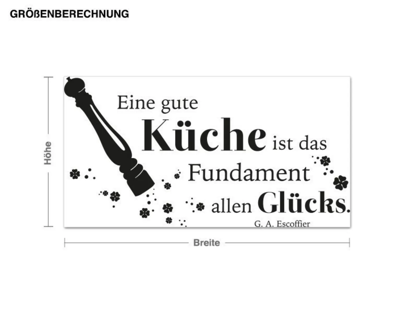 Wandtattoo Gute Küche günstig online kaufen