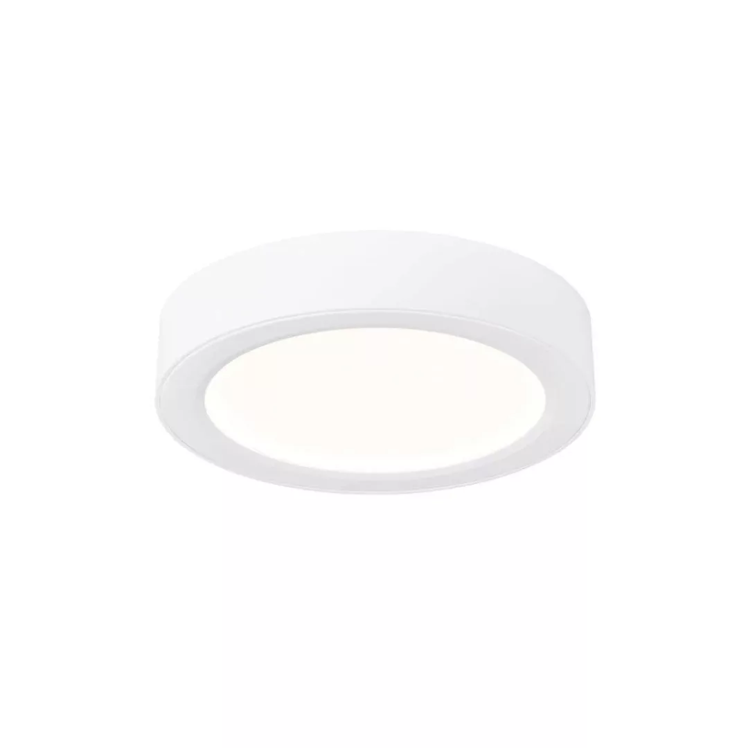 LED Einbauleuchte Soller in Weiß 7,5W 600lm IP44 129mm günstig online kaufen
