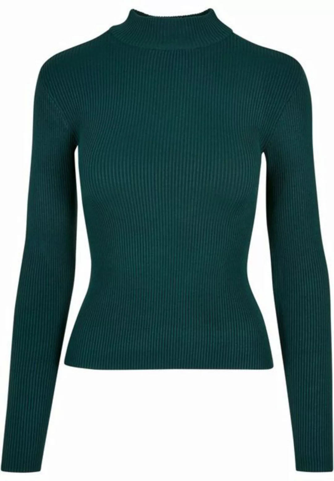 URBAN CLASSICS Sweater "Urban Classics Damen Ladies Rib Knit Turtelneck Swe günstig online kaufen