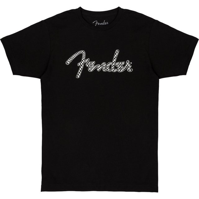 Fender T-Shirt Wavy Checker Logo T-Shirt S - T-Shirt günstig online kaufen