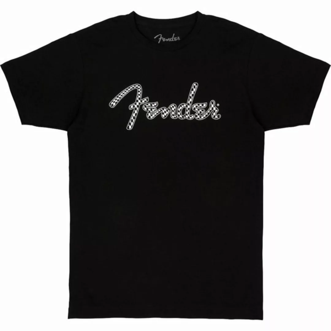 Fender T-Shirt (Textilien, T-Shirts) Wavy Checker Logo T-Shirt S - T-Shirt günstig online kaufen