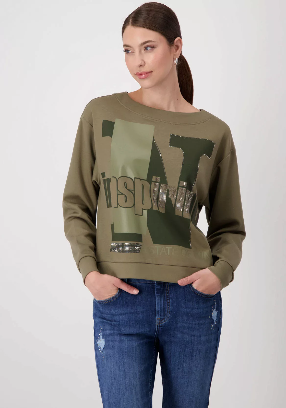 Monari Langarmshirt Pullover günstig online kaufen