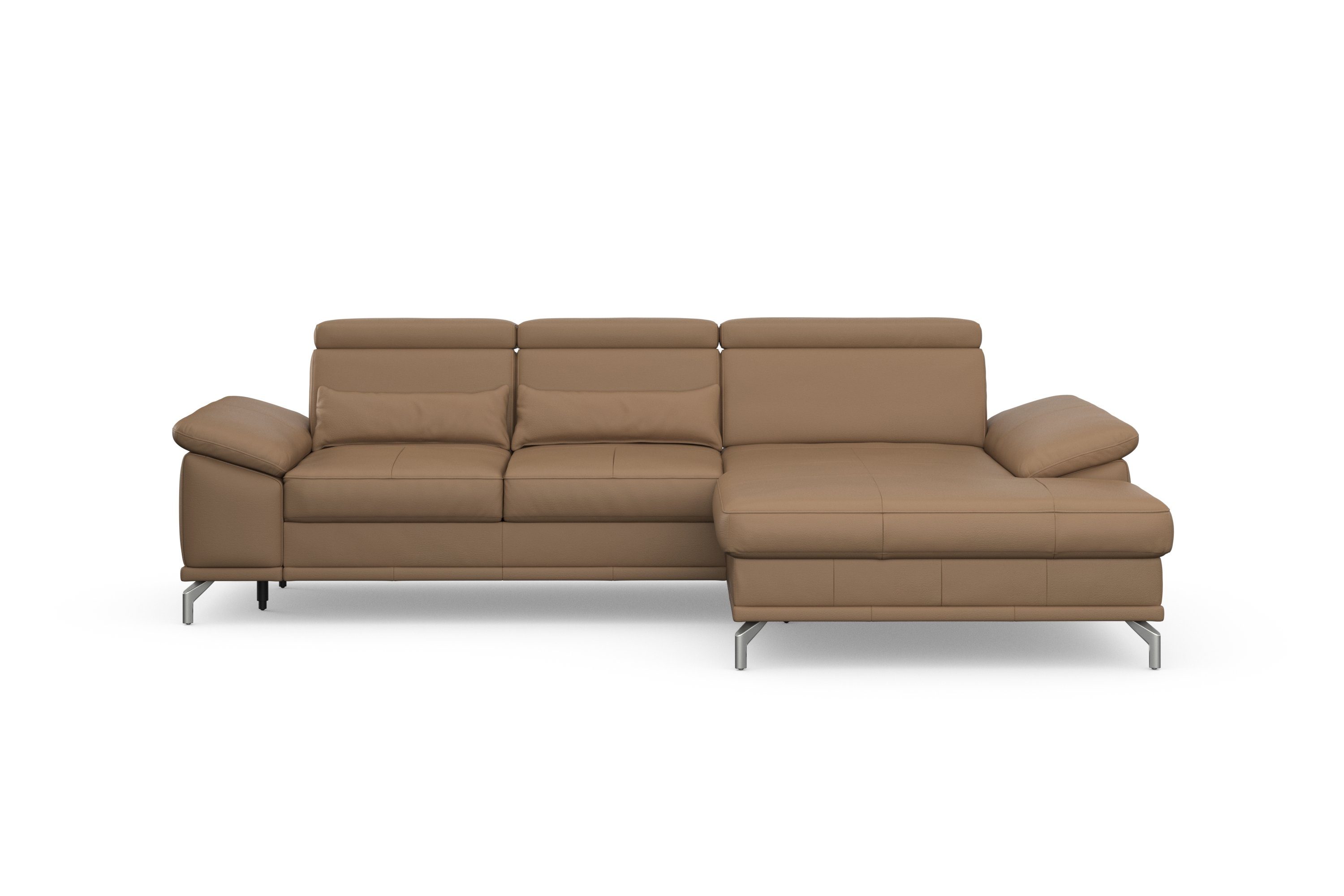 sit&more Ecksofa "Cabrio L-Form, mit Sitztiefenverstellung, Arm- und Kopfte günstig online kaufen