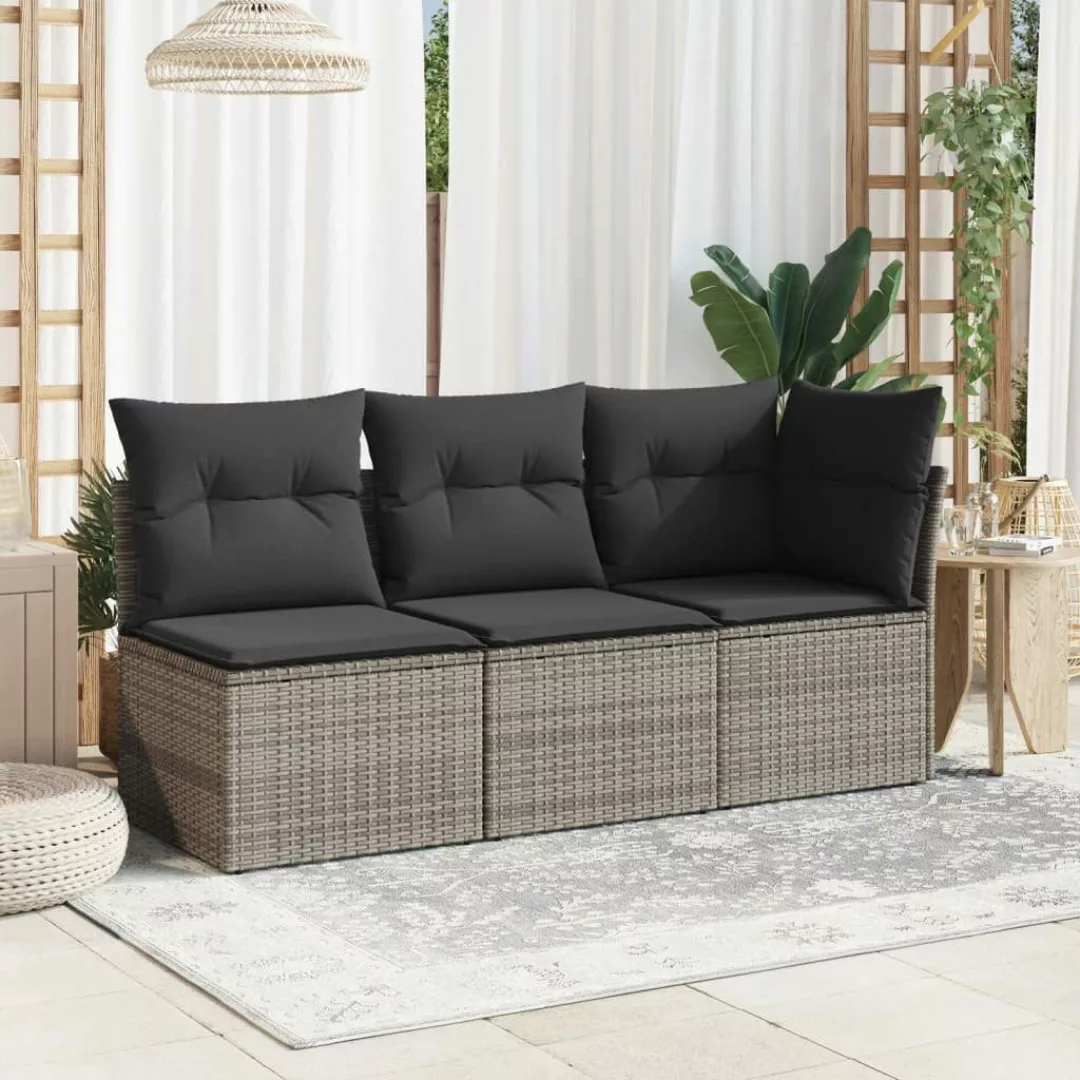 vidaXL Loungesofa Gartensofa ohne Armlehnen mit günstig online kaufen