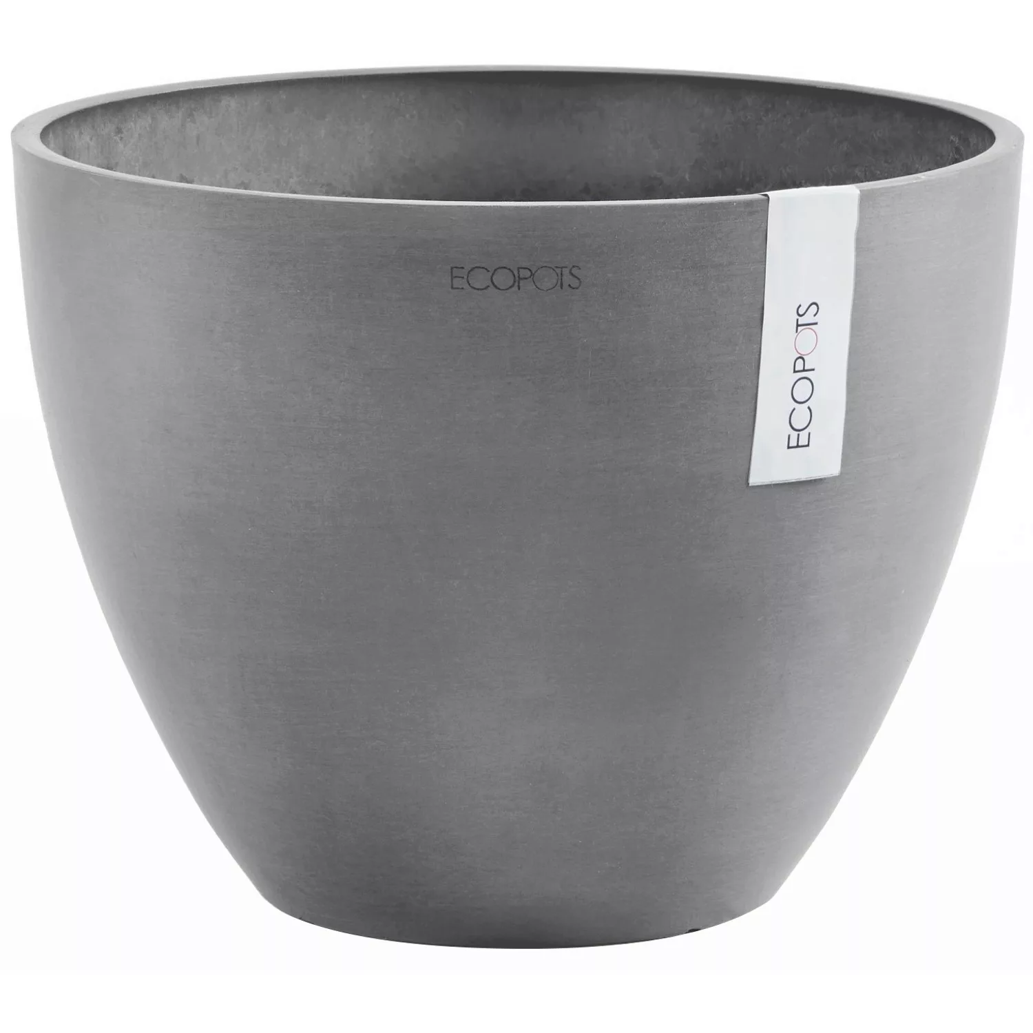 Ecopots Pflanztopf Antwerp Grau 50 cm günstig online kaufen